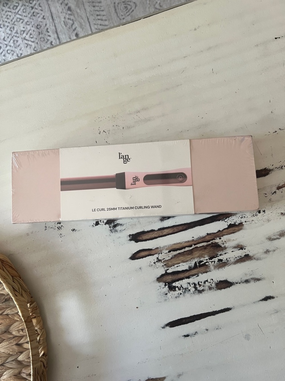 Lange Pink Titanium Curling Wand - 25mm
